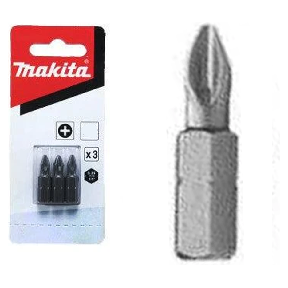 Makita 798313-8 Phillips Screw Bit set 3pcs C-Type (PH1) | Makita by KHM Megatools Corp. Makita 798313-8 Phillips Screw Bit set 3pcs C-Type (PH1) | Makita by KHM Megatools Corp.